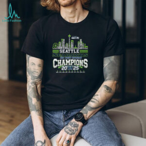 Seattle Seahawks 2025 NFC West Division Champions Commemorative T Shirt