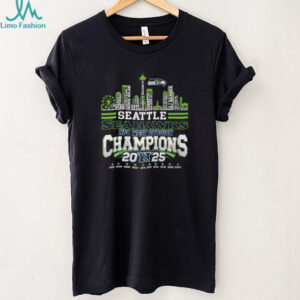 Seattle Seahawks 2025 NFC West Division Champions Commemorative T Shirt