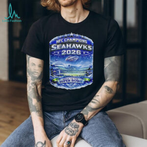 Seattle Seahawks 2026 NFC Champions Road to Super Bowl T Shirt