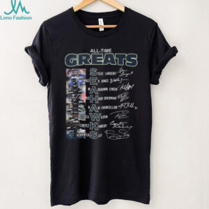 Seattle Seahawks All Time Greats Signatures T Shirt
