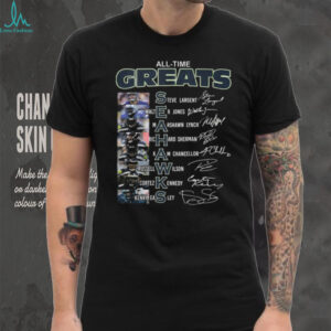 Seattle Seahawks All Time Greats Signatures T Shirt