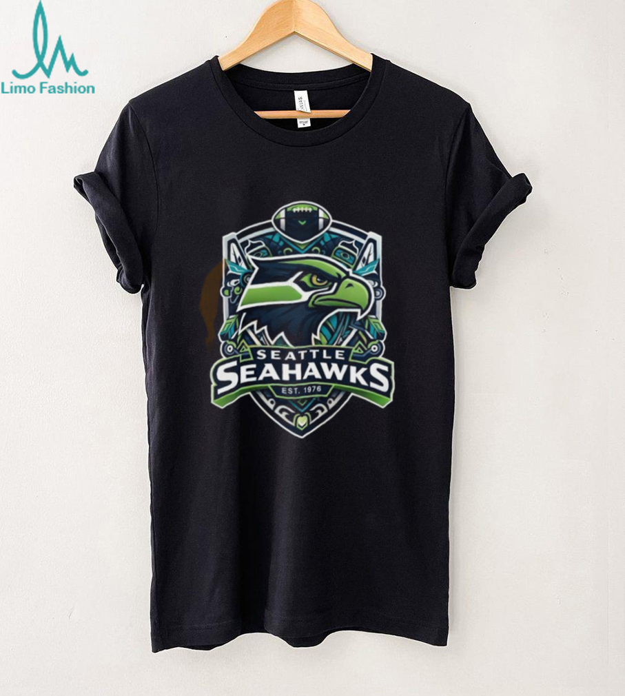 Seattle Seahawks Est 1976 Native Inspired Crest Shield Football T Shirt T Shirt Seattle Seahawks Est 1976 Native Inspired Crest Shield Football T Shirt T Shirt