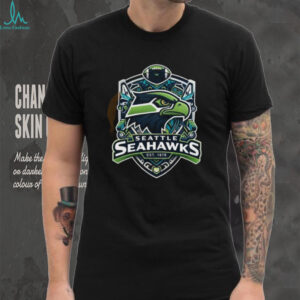 Seattle Seahawks Est 1976 Native Inspired Crest Shield Football T Shirt T Shirt