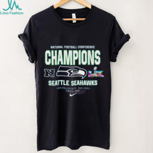 Seattle Seahawks NFC Champions Super Bowl LX 2026 Commemorative T Shirt