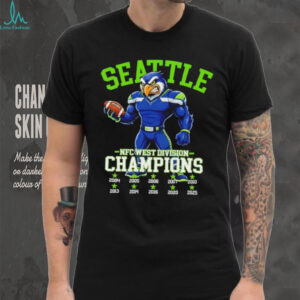 Seattle Seahawks NFC West Division Champions Mascot T Shirt