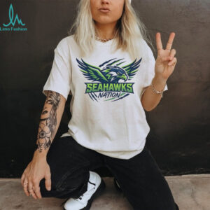 Seattle Seahawks Nation NFC Football Team Logo Game Day Graphic T Shirt