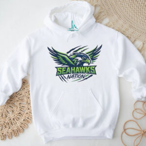Seattle Seahawks Nation NFC Football Team Logo Game Day Graphic T Shirt