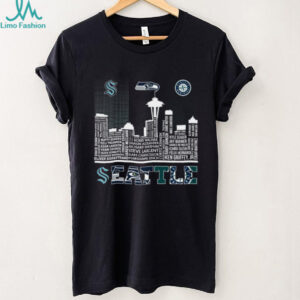 Seattle Sports Legends City Skyline T Shirt