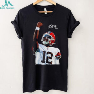 Shedeur Sanders 12 signature Cleveland football NFL shirt