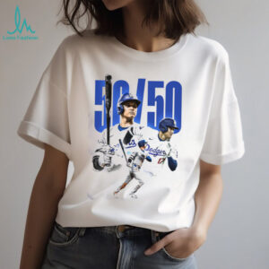 Shohei Ohtani Los Angeles Dodgers 50 50 Club 1st Player Ever Shirt