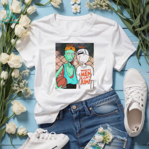 Skeeter and doug white men can’t jump cartoon parody shirt
