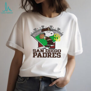 Snoopy San Diego Padres stadium cartoon shirt