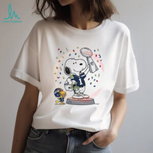 Snoopy Seattle Seahawks Super Bowl Champion Trophy T Shirt Snoopy Seattle Seahawks Super Bowl Champion Trophy T Shirt