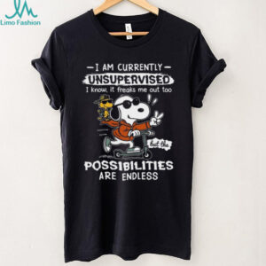Snoopy Unsupervised Possibilities Are Endless Scooter Tee