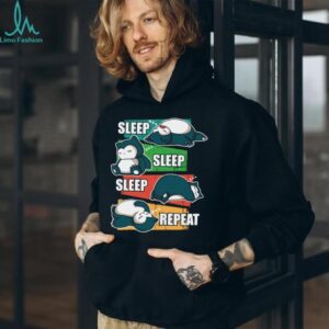 Snorlax “Sleep, Sleep, Sleep, Repeat” Funny Pokémon Nap T Shirt