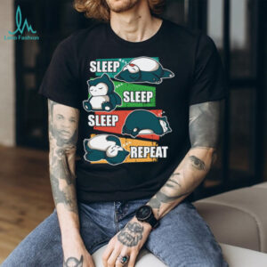 Snorlax “Sleep, Sleep, Sleep, Repeat” Funny Pokémon Nap T Shirt