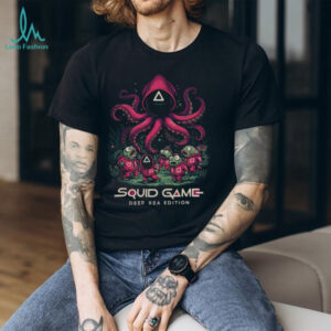 Squid Game Deep Sea Edition T Shirt Funny Octopus Parody Design