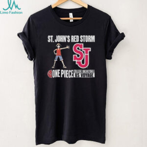 St John’s Red Storm X One Piece College Basketball US Voyage 2026 Unisex T shirt