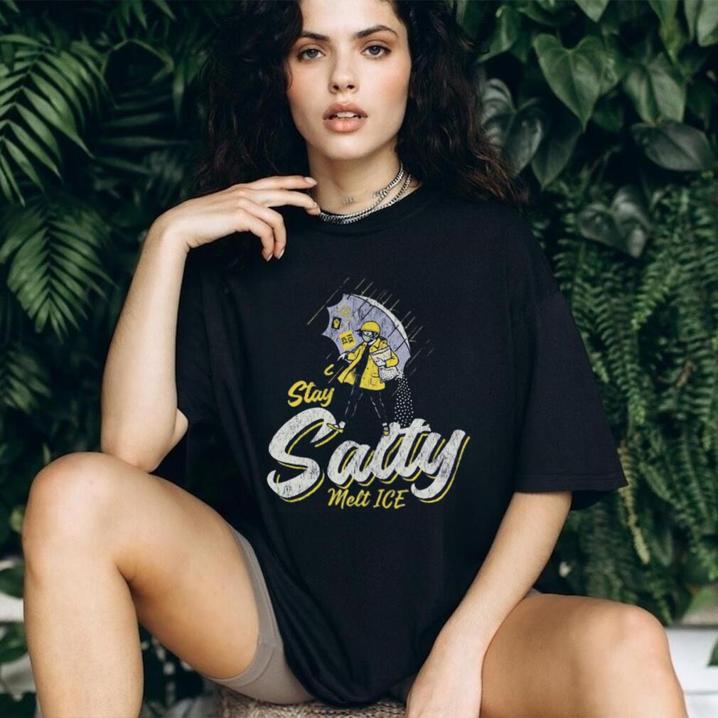 Stay Salty Melt Ice Protest Girl Umbrella Tshirt Stay Salty Melt Ice Protest Girl Umbrella Tshirt