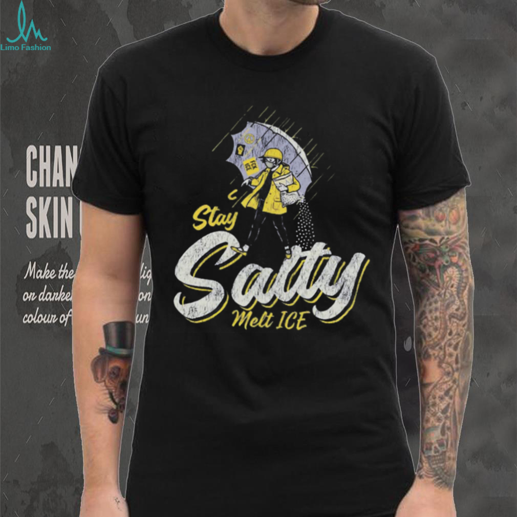 Stay Salty Melt Ice Protest Girl Umbrella Tshirt Stay Salty Melt Ice Protest Girl Umbrella Tshirt