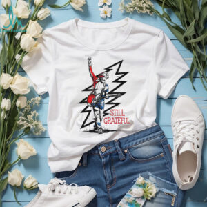 Still Grateful Print Round Neck T shirt