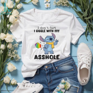 Stitch I don’t fart I giggle with my asshole shirt