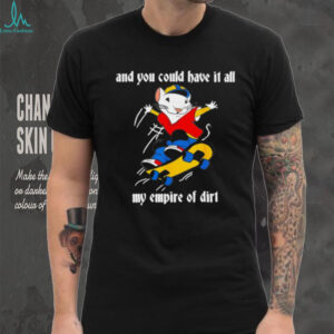 Stuart Skater My Empire of Dirt Lyric T Shirt Edgy Nostalgia Mashup Tee