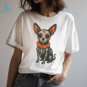 Sugar Skull Chihuahua Day of the Dead Dia de los Muertos T Shirt