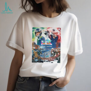 Super Bowl LX 2026 Seahawks vs Patriots Matchup Event Poster T Shirt T Shirt Super Bowl LX 2026 Seahawks vs Patriots Matchup Event Poster T Shirt T Shirt