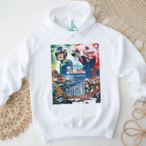 Super Bowl LX 2026 Seahawks vs Patriots Matchup Event Poster T Shirt T Shirt