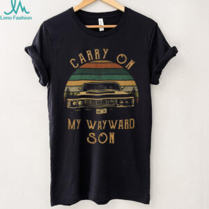 Supernatural Carry On My Wayward Son Vintage Sunset T Shirt