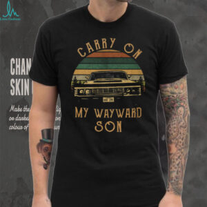 Supernatural Carry On My Wayward Son Vintage Sunset T Shirt