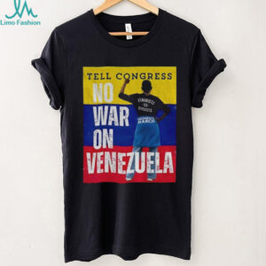 Tell congress no war on Venezuela flag shirt