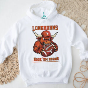 Texas Longhorns Hook 'Em Horns Angry Bull Mascot Football T Shirt T Shirt