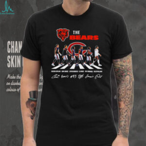 The Chicago Bears cross the street signatures 2026 shirt