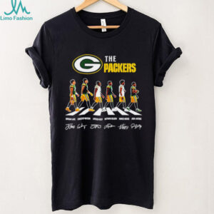 The Green Bay Packers cross the street signatures 2026 shirt The Green Bay Packers cross the street signatures 2026 shirt