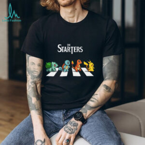 The Starters Pokémon Abbey Road Parody Walking Crosswalk T Shirt