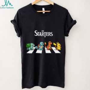 The Starters Pokémon Abbey Road Parody Walking Crosswalk T Shirt