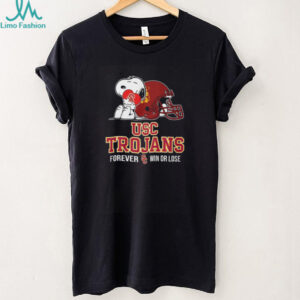 USC Trojans x Snoopy Forever Win or Lose T Shirt