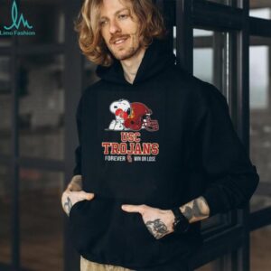 USC Trojans x Snoopy Forever Win or Lose T Shirt