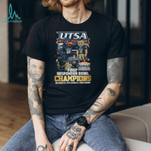 UTSA Roadrunners 2025 First Responder Bowl Champions Football T Shirt
