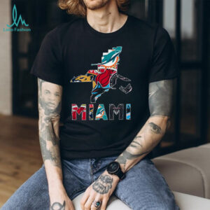 Unique Miami Team Logos Florida Map T Shirt