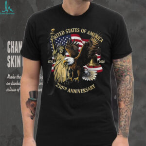 Usa 250Th Anniversary 1776 2026 Eagle & Statue Of Liberty Patriotic Shirt