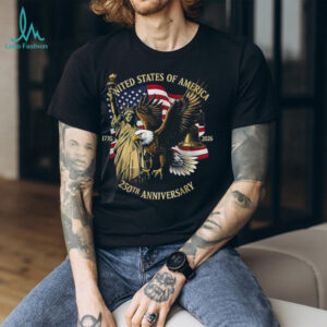 Usa 250Th Anniversary 1776 2026 Eagle & Statue Of Liberty Patriotic Shirt