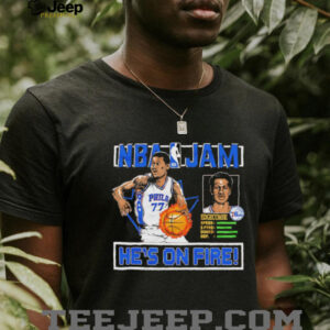 VJ Edgecombe Philadelphia 76ers NBA Jam Shirt