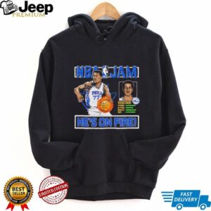 VJ Edgecombe Philadelphia 76ers NBA Jam Shirt