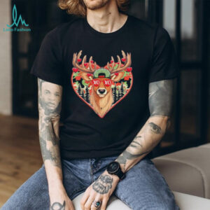 Valentine’s Day Camo Deer Heart XO Sunglasses Hunter Love T Shirt