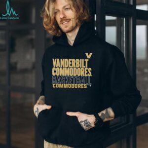 Vanderbilt Commodores basketball text logo overlay shirt