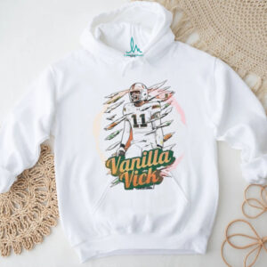 Vanilla Vick Cam Ward Miami Hurricanes Football Quarterback Portrait T Shirt