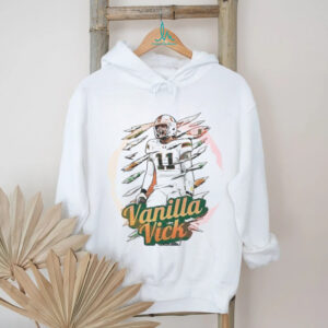 Vanilla Vick Cam Ward Miami Hurricanes Football Quarterback Portrait T Shirt